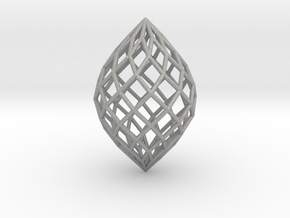 0512 Polar Zonohedron E [10] #001 in Aluminum
