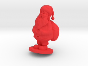 Santa claus in Red Processed Versatile Plastic