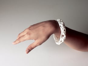 Osseous Bracelet Dense in White Processed Versatile Plastic