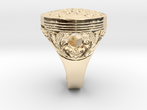 Piston Baroque in 14k Gold Plated Brass