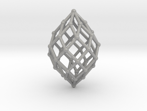 0580 Polar Zonohedron V&E [7] #002 in Aluminum