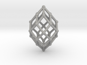 0582 Polar Zonohedron V&E [6] #002 in Aluminum