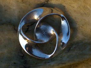 All is one Pendant  in Polished Silver