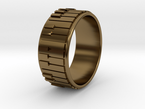 Piano Ring - US Size 12.5 in Polished Bronze