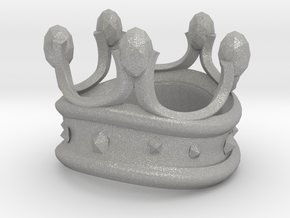 King Rook Ring in Aluminum: Small