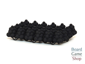  Power Grid Coal Piles - Set of 24 in Black Natural Versatile Plastic