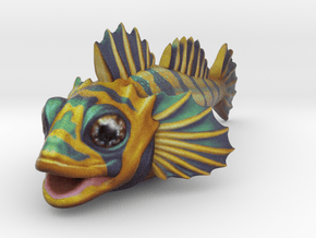 Flipping Fish - Small  in Full Color Sandstone