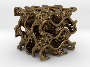 Gyroid Diamand  in Natural Bronze