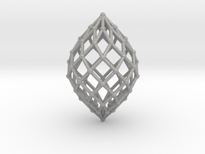 0578 Polar Zonohedron V&E [9] #002 in Aluminum