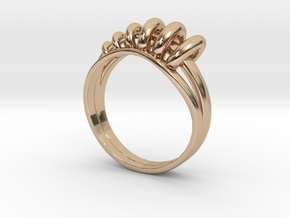 Ring of Rings in 14k Rose Gold Plated Brass: 8 / 56.75