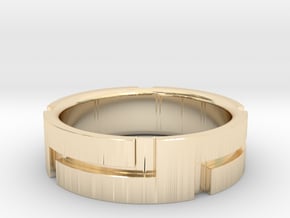 Side By Side Wedding Band in 14K Yellow Gold: 11 / 64