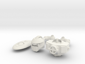 MOD BOT  PART ADD-ON (SKY KNIGHT) in White Natural Versatile Plastic: Large