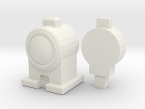 CGI LAMPS 00/HO Scale (Pair) in White Natural Versatile Plastic