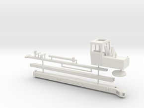 1/50th Oilfield Heavy Picker Type Crane in White Natural Versatile Plastic