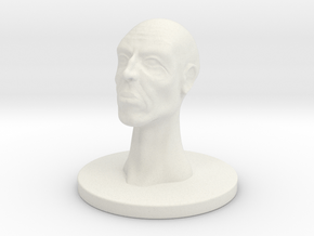 1 Inch Wise Man in White Natural Versatile Plastic