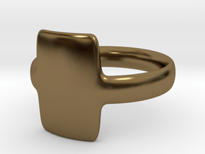 Customizable Ring (62 - 19.8mm)  in Polished Bronze