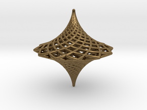 0585 Kosekomahedron [001] complete #2 (Y2-Y1) in Natural Bronze