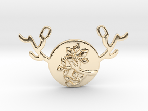 Horned Moon Summer by ~M. in 14k Gold Plated Brass