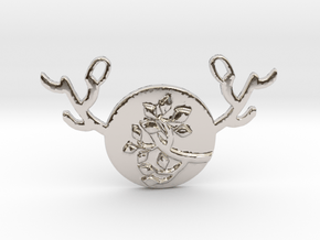 Horned Moon Summer by ~M. in Rhodium Plated Brass