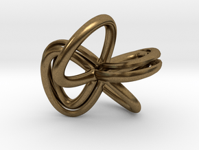 1 Inch Cut Mobius in Natural Bronze