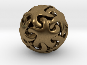 Starfish ball in Natural Bronze
