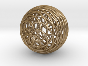 0587 Kosekomahedron [003] complete in Polished Gold Steel