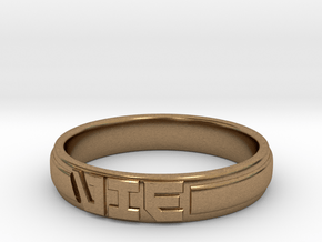 VIE Ring in Natural Brass