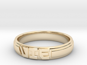 VIE Ring in 14k Gold Plated Brass