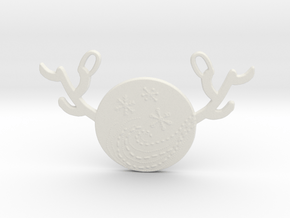 Horned Moon Winter by ~M. in White Natural Versatile Plastic