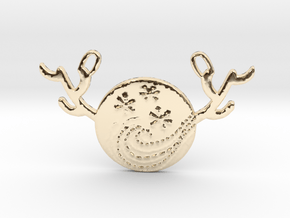 Horned Moon Winter by ~M. in 14K Yellow Gold