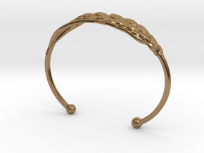 Wheat Bracelet all sizes in Natural Brass: Extra Small
