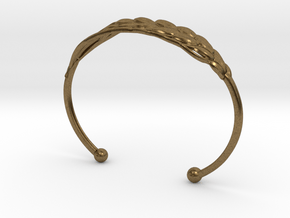 Wheat Bracelet all sizes in Natural Bronze: Extra Small