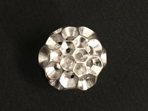  Pollen Lapel Pin in Polished Silver