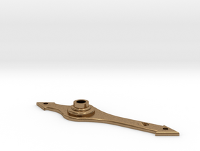 Tudor Torch Backplate in Natural Brass