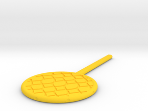 Large DIY Fishing Net Paddle Trick in Yellow Processed Versatile Plastic