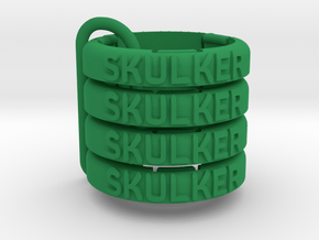 Snap-on base "skulker" (4 pcs) - Mice & Mystics in Green Processed Versatile Plastic