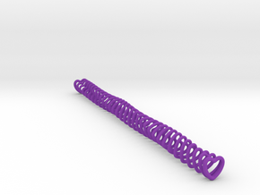 Heart Twist Spring Toy - 17cm in Purple Processed Versatile Plastic