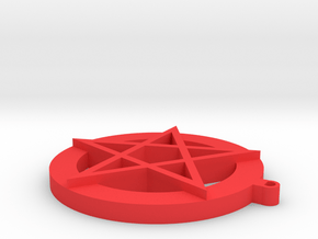 Devil's Xmas in Red Processed Versatile Plastic