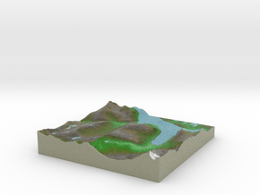 Terrafab generated model Mon Dec 05 2016 22:54:45  in Full Color Sandstone