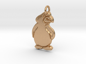 Zoo Finds:  Penguin Charm in Natural Bronze