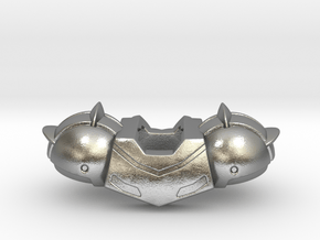 Prime Shoulder Armour in Natural Silver
