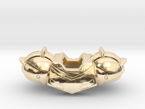 Prime Shoulder Armour in 14K Yellow Gold