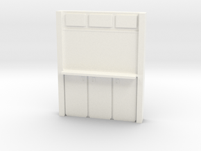 Basic Wall Unit in White Processed Versatile Plastic