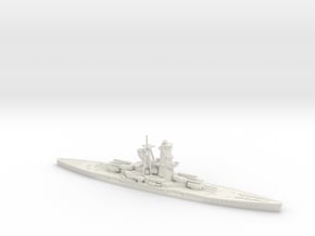 IJN Hiraga 1/1800 (Hiraga's Treaty Battleship) in White Natural Versatile Plastic