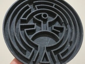 The Maze (Westworld) in Tan Fine Detail Plastic