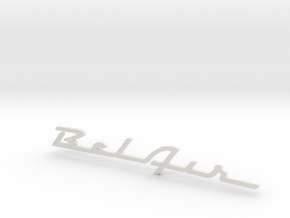 BelAir Script in White Natural Versatile Plastic