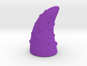 The Bumpy Horn in Purple Processed Versatile Plastic
