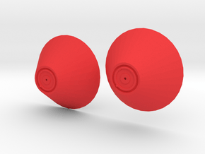 Yoyo in Red Processed Versatile Plastic