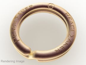 key ring in Natural Bronze
