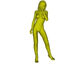 1/24 scale nose-art striptease dancer figure C in Tan Fine Detail Plastic